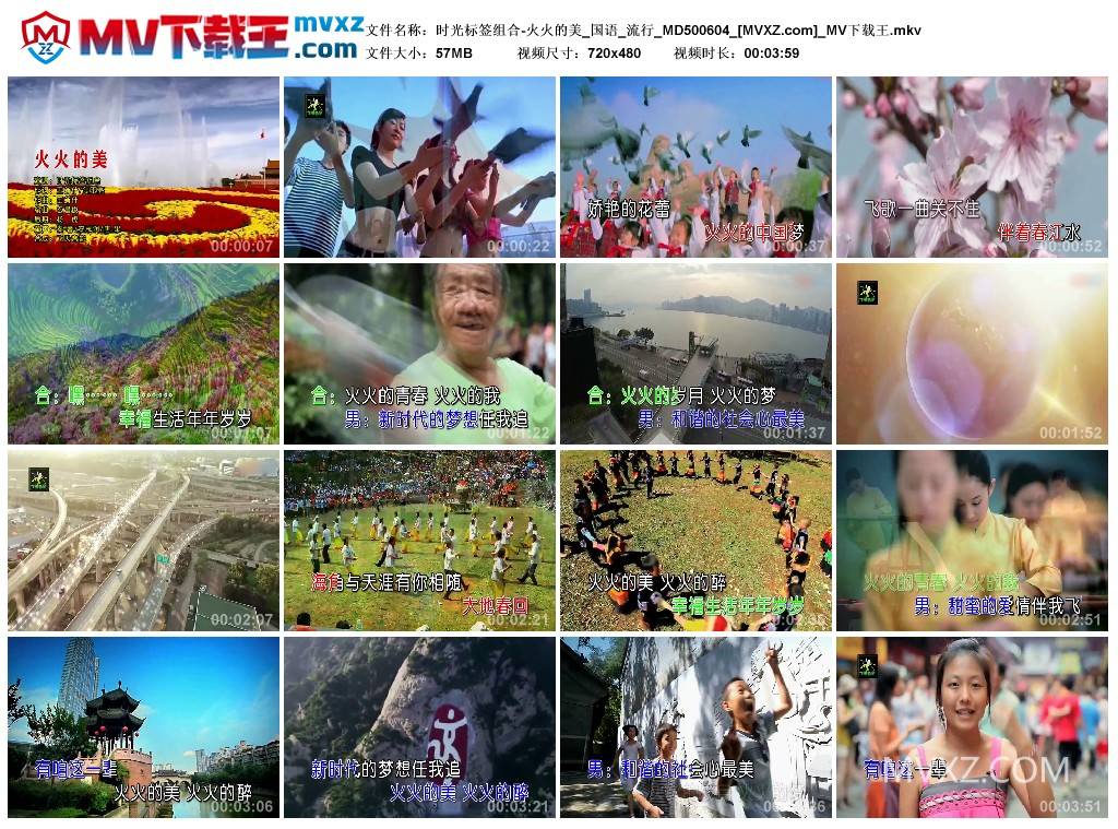 时光标签组合-火火的美_国语_流行_MD500604